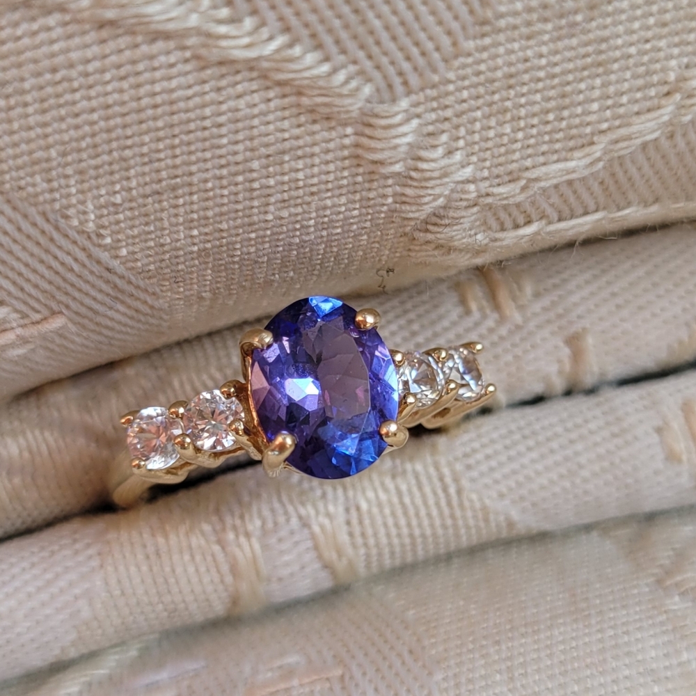 2ct Tanzanite Ring Sz 6